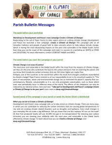 Parish Bulletin Messages