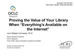 Proving the Value of Your Library