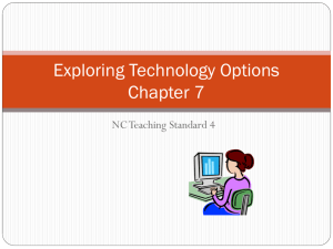 Exploring Technology Options Chapter 7