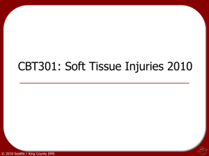 CBT301: Soft Tissue Injuries