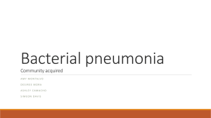 Bacterial pneumonia