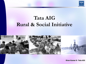 Tata AIG R&SI - Sa-Dhan