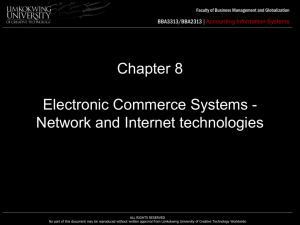 AIS Chapter 8 e-commerce network