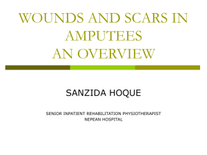 wounds and scars an overview - Australian Physiotherapists in