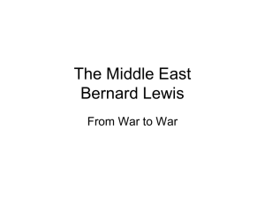 The Middle East Bernard Lewis