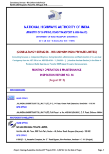 IEReport/O&M Inspection Report - August 2015