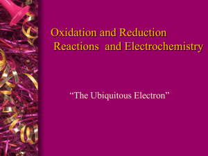 Oxidation and Reduction Reactions