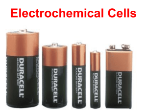 13.1 Electrochemical Cells
