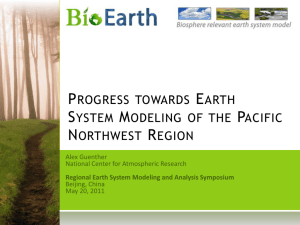 Progress Towards Earth System Modeling of the Pacific Northwest