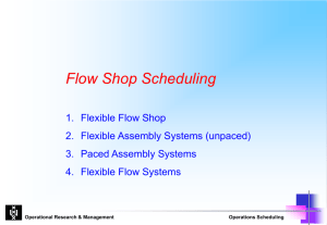 W4 FlowShop Scheduling