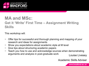 Get-it-Write-First-T.. - University of Bradford