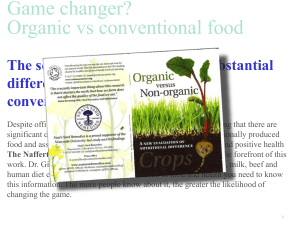 Does organic food consumption affect public health?
