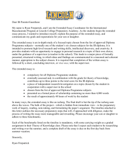 Ib extended essay image