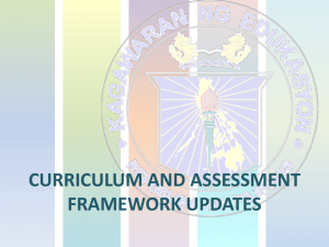 Assessment Framework Updates - 17 Nov