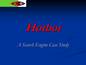 Hotbot A Search Engine Case Study