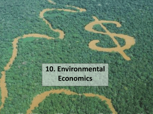 Slides: Environmental Economics