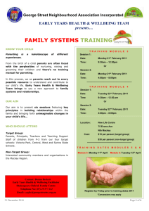 FAMILY SYSTEMS TRAINING