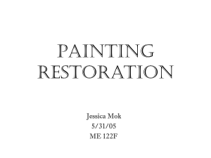 The Chemistry of Painting Restoration