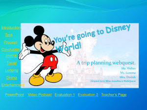 You*re going to DISNEY!