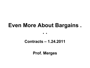 Evem More About Bargains . . .