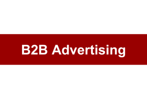 B2B Advertising & Sales Promotion