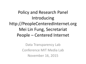 Slides - Data Transparency Lab Conference