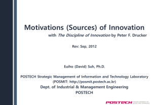 motivations of innovation