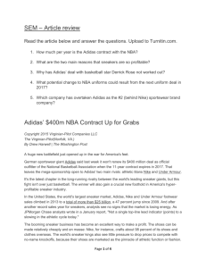 Adidas NBA Contract