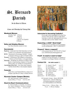 Y6-B16-Oct-25 - St. Bernard Catholic Church