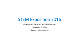 STEM Expo 2016, Categories, Student