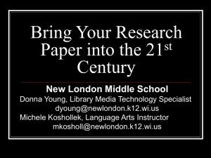 Bring Your Research Paper into the 21st Century