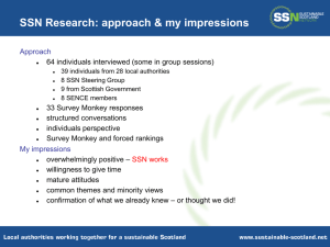 SSN Research Spring Quarterly Presentation