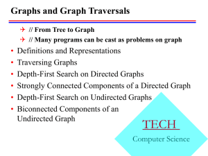 Graphs and Graph Traversals