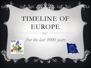 Timeline of Europe