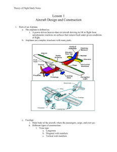 Aircraft Design Study Notes
