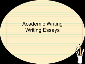 Academic Writing Skills(ppt.)