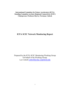 Appendix D: ICFA/SCIC Network Monitoring Working Group