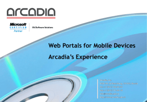 Mobile Web Portal