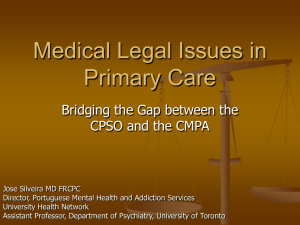 Legal Aspects of Mental Health Practice