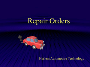 Repair Order