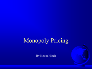 ec425 monopoly pricing