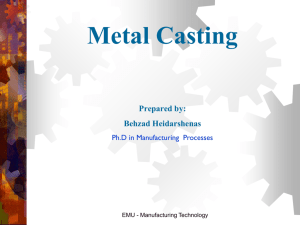 FUNDAMENTALS OF METAL CASTING