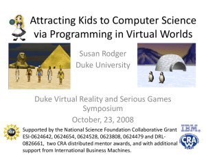 Attracting Kids to Computer Science via