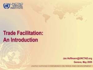 Trade Facilitation: An Introduction