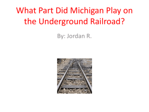 If You Traveled On The Underground Railroad…