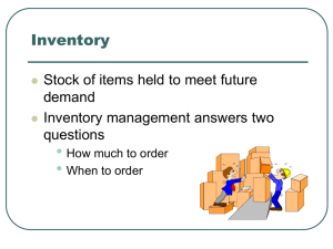 Inventory Management