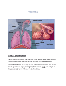 How is Pneumonia Treated - Texas Center for Quality & Patient Safety
