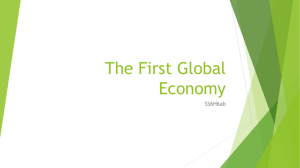 The First Global Economy