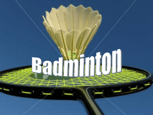 Badminton PowerPoint