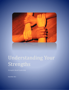 Understanding Your Strengths